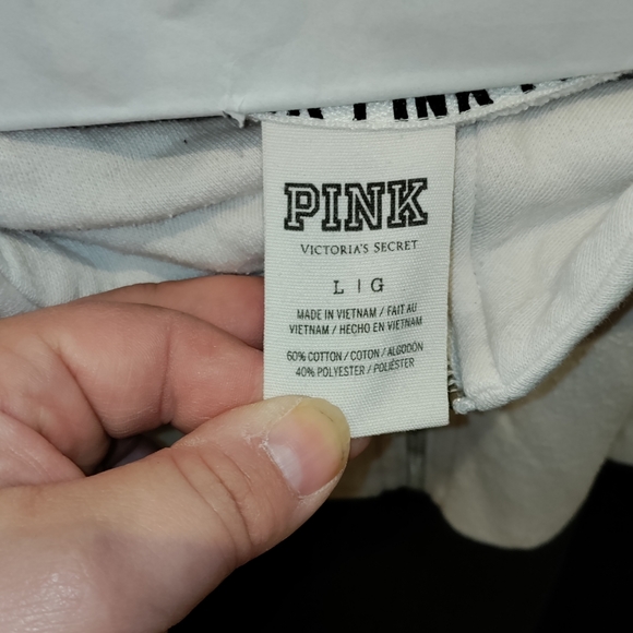 PINK Quarter Zip Pullover Sweater Size Large - Picture 5 of 6